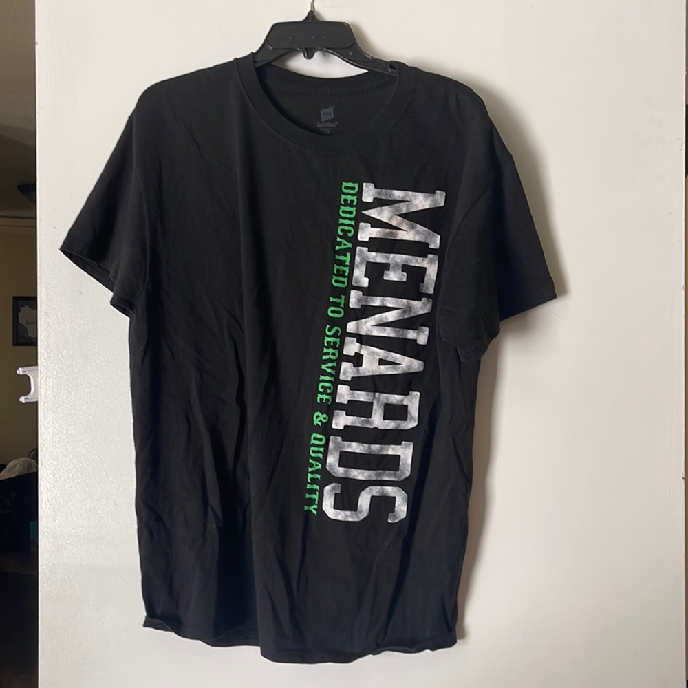 Black menards tee